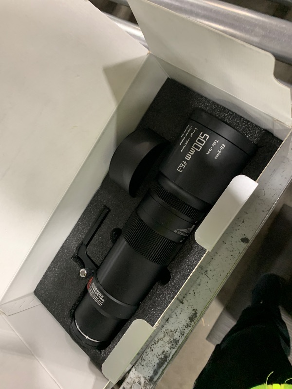 Photo 1 of TTArtisan 500mm F6.3 Telephoto Lens Full Frame Large Aperture Wide-Angle Long-Focus Lens Compatible with with Canon EF-Mount Cameras EOS 5D Mark IV, EOS 6D Mark II, EOS 90D,7D,