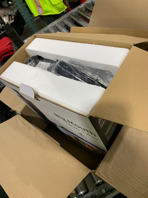 Photo 1 of ECOSELF Juicer Machines - Wide Mouth Feed Chute with Self Feeding Hands-Free Design - Cold Press Juicer for Vegetables and Fruits - Juice Extractor Machine High Juice Yield - With Pusher