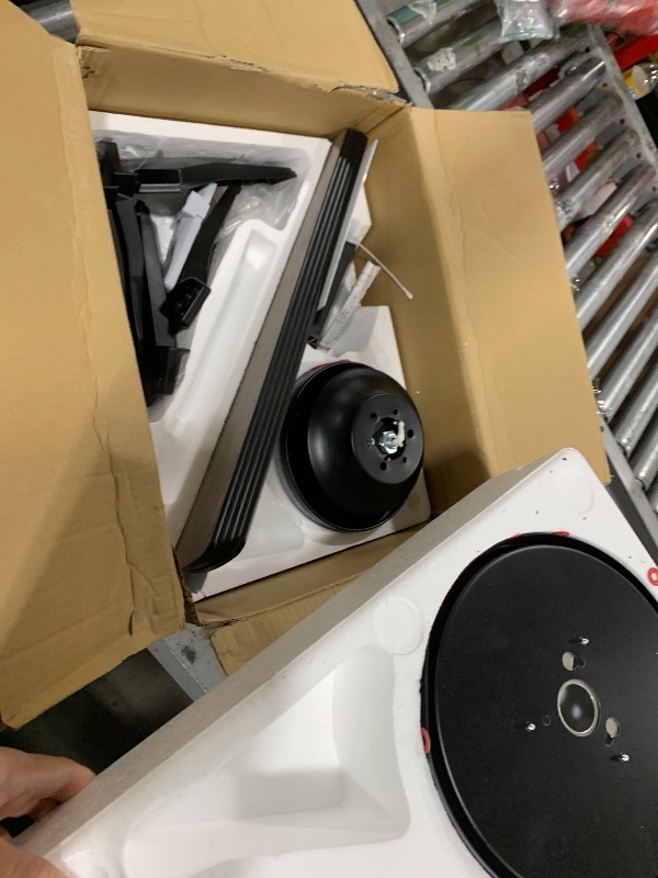 Photo 1 of Dolavast Ceiling Fans with Lights, 52 Inch Low Profile Ceiling Fan with Light and Remote Control, Flush Mount, Reversible, 3CCT, Dimmable LED, Quiet, Black Ceiling Fan for Bedroom, Living Room