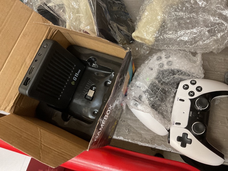 Photo 1 of All8bit G11 Pro Game Box, Classic Video Games with HDMI, with 60 Emulators and 100000+ Games - Plug & Play TV Retro Gaming Console with Upgrade Dual 2.4G Wireless Controllers