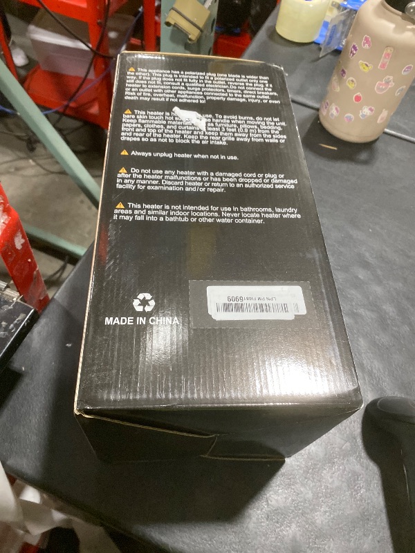 Photo 1 of Space Heater, 1500W Space Heaters Efficient Heating with LED Display, 1-24H Timer, ECO, Multiple Protection, 60° Oscillating Portable Heater Quiet Heating for Garage Home Office Indoor Use