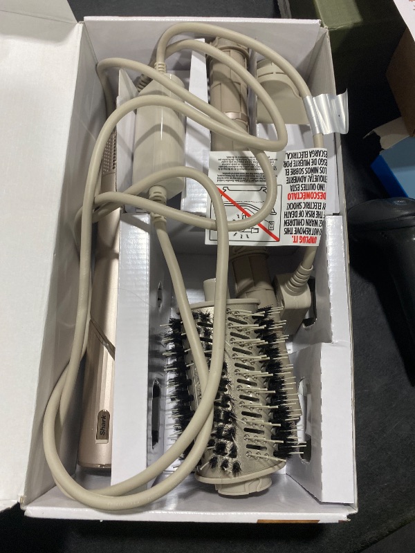 Photo 1 of Shark HD430 FlexStyle Air Styling & Drying System, Powerful Hair Dryer Brush & Multi-Styler with Auto-Wrap Curlers, Paddle Brush, Oval Brush, Concentrator Attachment, Stone