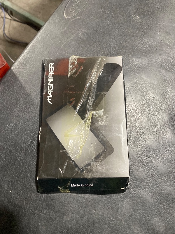 Photo 1 of 10X Magnifying Glass Rectangle Reading Magnifier Large Handheld Magnifying Glasses Scratch Resistant Glass Lens for Observation Reading Hobbies Nature Exploration Repair(Jumbo Horizontal Viewing Area)