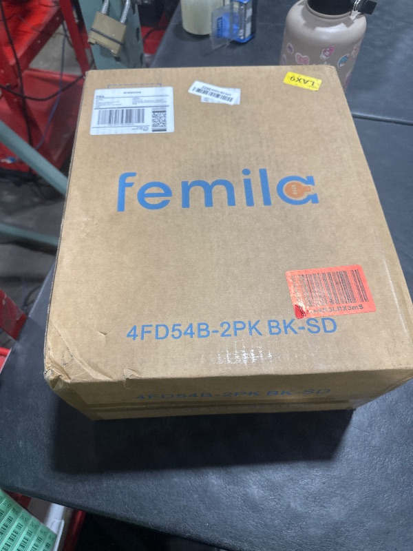 Photo 1 of FEMILA 15" Exterior Wall Sconce, 2-Pack Outdoor Waterproof Wall Lights Fixture, Anti-Rust Matte Black Finish with Water Ripple Glass,4FD54B-2PK BK-SD