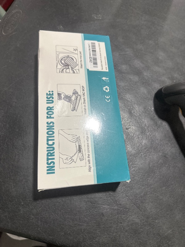 Photo 1 of Reusable Replacement Pads Fit Shark Vac Mop VM252 VM251 VM250 VM200 VM190 VC205 QM250, Reusable Wet and Dry Mop Pads, Vacuum Mopping Pad Refills for Hard Floor Cleaning?4?