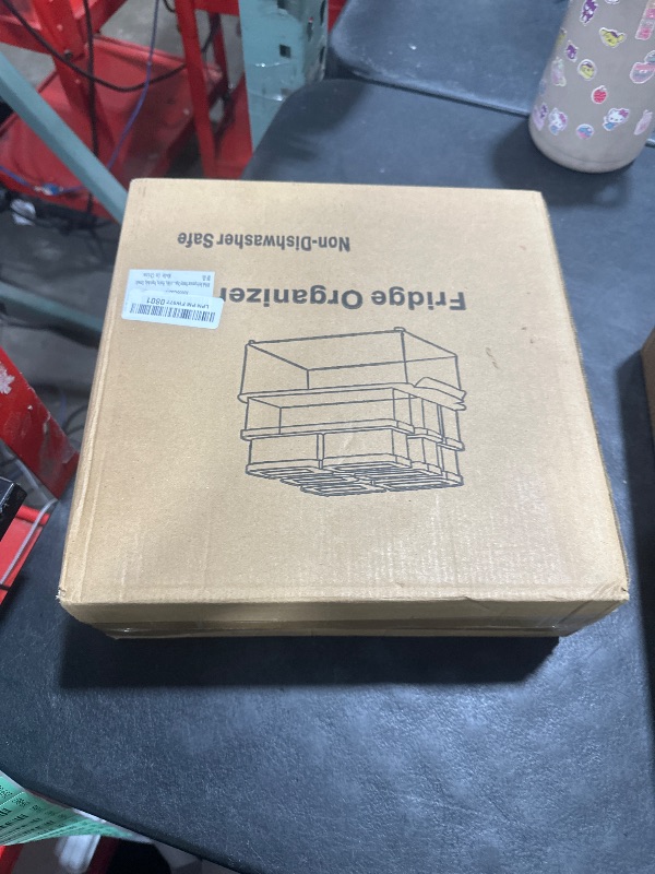 Photo 1 of 10 Pack Refrigerator Pantry Organizer Bins, Stackable Fridge Organizer Bins with Lids, Clear Plastic Food Storage Bins for Kitchen, Countertops, Cabinets, Fridge, Drinks, Fruits, Vegetable, Cereals