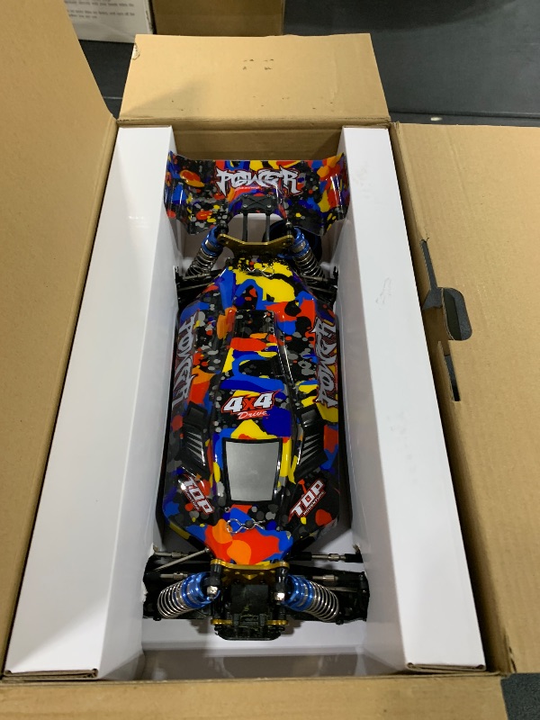 Photo 1 of LEOSO 124007 1/12 Brushless RC Car - Max 75 mph 4WD All Terrain Off Road Fast RC Truck with 3pcs Upgraded 3300mah