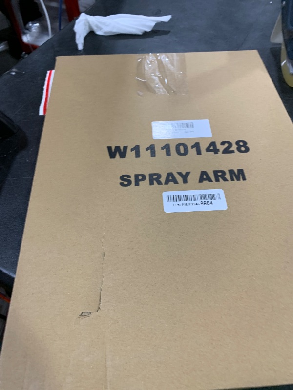 Photo 1 of **PARTIAL SET**W11101428 Dishwasher Lower Wash Arm, W10665718 Bottom Spray Bar Part, W10858786 Lower Wash Arm Replaces, Compatible with Whirlpool Kitchenaid Jenn-Air, Replaceable W10406822, etc.
