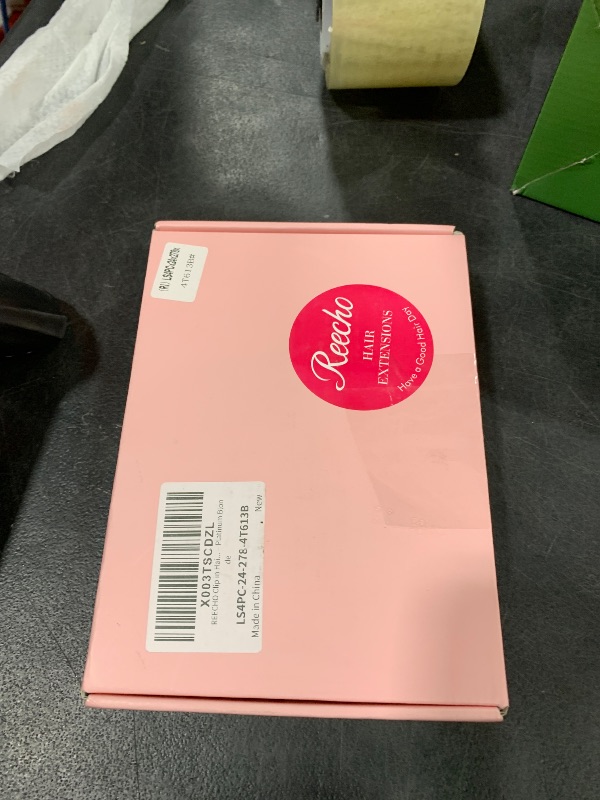 Photo 1 of REECHO Clip in Hair Extensions, 4PCS Blonde Hair Extensions 24" Thick Long Beach Waves hair extensions HE003 Invisible Lace Weft Natural Soft Hairpieces for Women – Platinum Blonde