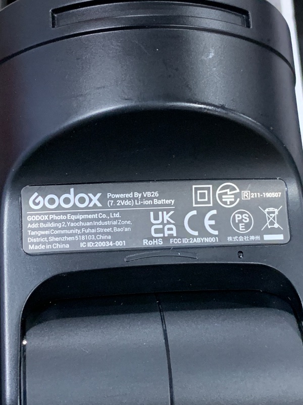 Photo 1 of Godox V1 V1F V1-F TTL Flash for Fujifilm, 2.4G Round Head Camera Flash HSS 1/8000s Speedlite for Fuji, 2980mAh Li-ion Battery, 1.5s Recycle time, 10 Level LED Modeling Lamp, 480 Full Power Shots