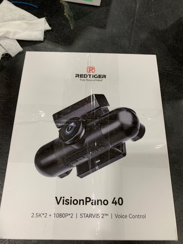 Photo 1 of REDTIGER 4 Channel 360° View Dash Cam, Dual STARVIS 2, 2.5K*2+1080P*2 Dashcam Front and Rear Inside Left Right, 5.8GHz WiFi, 8 IR Lights Night Vision, 4 Adjustable Lenses, Included 128GB Card (VP40)