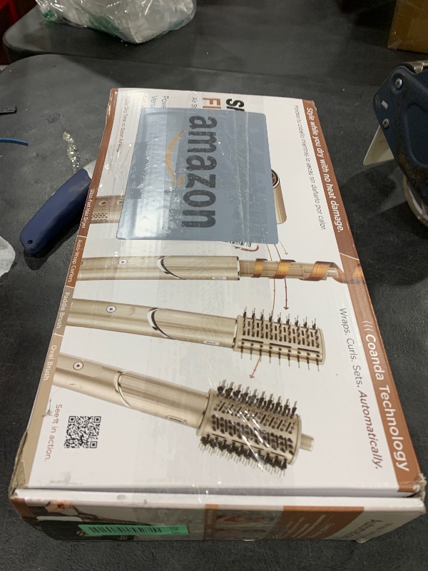 Photo 1 of Shark HD430 FlexStyle Air Styling & Drying System, Powerful Hair Dryer Brush & Multi-Styler with Auto-Wrap Curlers, Paddle Brush, Oval Brush, Concentrator Attachment, Stone