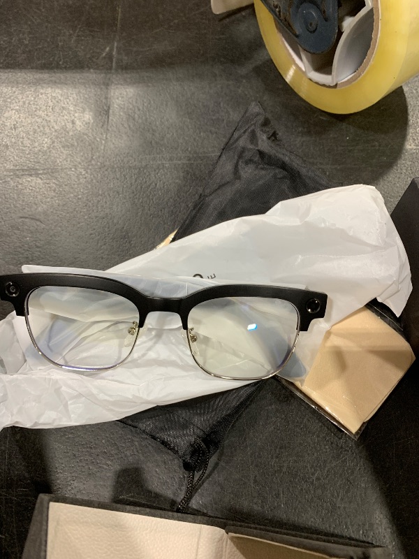 Photo 1 of AI Smart Glasses with Camera,8MP 4K HD Camera Glasses,Supports AI Voice Control/Photo/Video/Audio Recording,Bluetooth Glasses with 133 Translations,IP67 Waterproof for Business,Outdoor,Men & Women