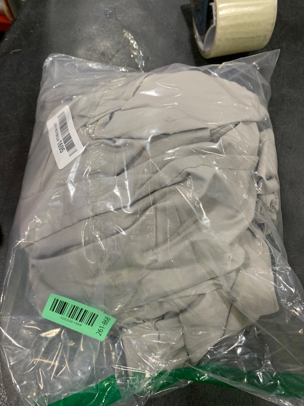 Photo 1 of Wrap Around Dust Ruffle Bed Skirt - Light Grey - for King Size Beds with 18 Inch Drop - Elastic Strap - Adjustable Pleated Bedskirt with Brushed Fabric and Wrinkle Free - for Women, Men, Kids & Teens