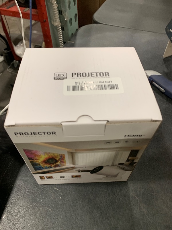 Photo 1 of Mini Projector with WiFi and Bluetooth, Portable Projector 4k 1080P Support 5w Sound Base Speaker, 170 ANSI, Android 11, Auto Vertical Keystone Smart Proyector for Home Bedroom Outdoor, HY300 Ultra