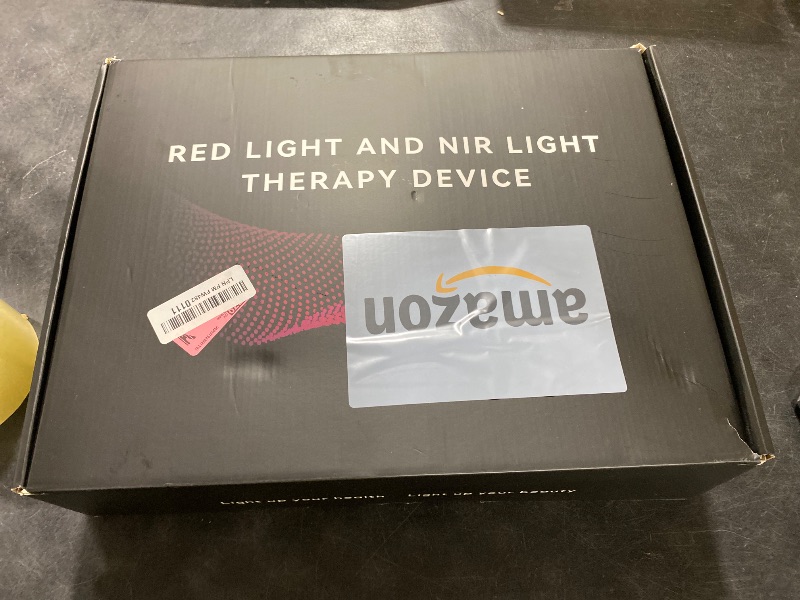 Photo 1 of Red Light Therapy Lamp for Body, Infrared Light Therapy Lamps with Stand 660nm Red Light &850nm Near Infrared Light Therapy Lamp Device for Body at Home with Eyes Protection Goggles?Brown Black?