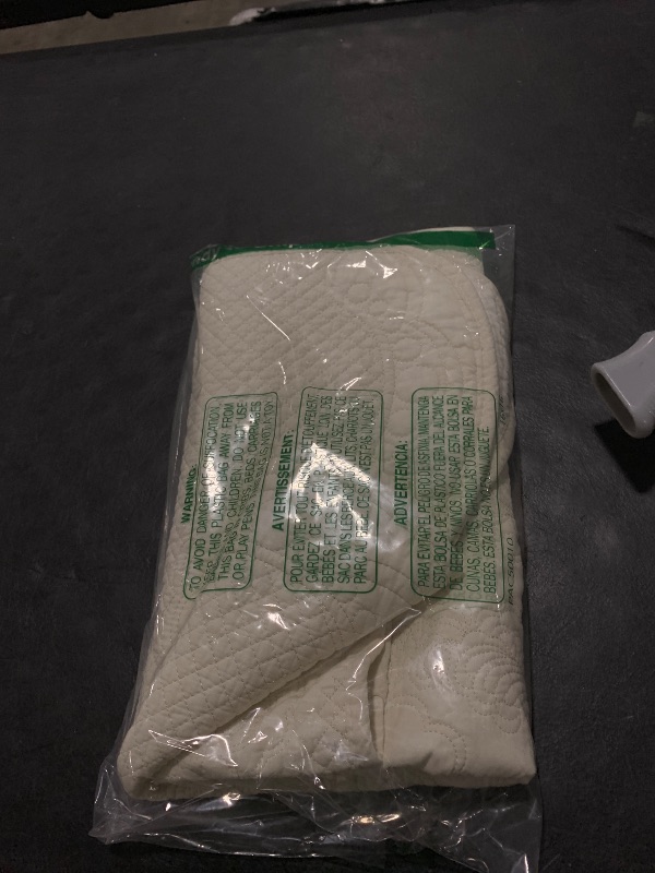 Photo 1 of vctops Boho Cotton Quilted Couch Cover Soft Embroidered Sofa Cover Non-Slip Dog Bed Cover Scalloped Sofa Slipcover Washable Furniture Protector Cover (Cream,28"x28")