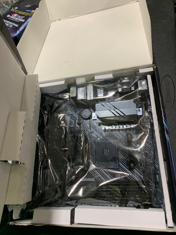 Photo 1 of ASUS Prime B550M-A WiFi II AMD Micro ATX Motherboard with PCIe 4.0, WiFi 6, ECC Memory, HDMI 2.1, RGB Header