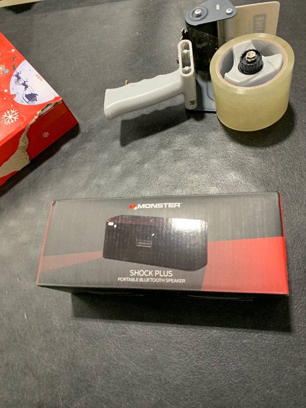 Photo 1 of Monster Shock Plus Bluetooth Speaker, Portable Speaker with 30W Loud Stereo Sound, Bluetooth 6.0, TWS Pairing, 15H Playtime, Support AUX/TF Card, IPX6 Waterproof Wireless Speakers for Outdoor, Home