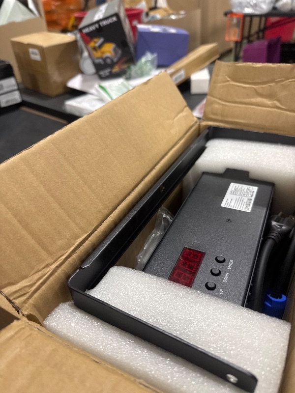 Photo 1 of Stage Lights with Barn Doors, 4x50W LED Par Can Lights DMX512 Sound Activated, Cool White and Warm White COB Spotlights Uplights for Events Wedding Parties Concert Church Theater Stage