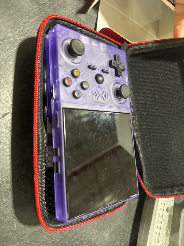 Photo 1 of UYTGXEN XF40V Retro Handheld Game Console with 2*Detachable Long Joysticks, 4.0-Inch HD IPS Screen Retro Gaming Console, Preloaded Classic Games with Multiple Emulator, Pocket Video Gaming