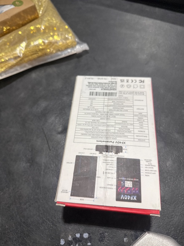 Photo 1 of UYTGXEN XF40V Retro Handheld Game Console with 2*Detachable Long Joysticks, 4.0-Inch HD IPS Screen Retro Gaming Console, Preloaded Classic Games with Multiple Emulator, Pocket Video Gaming