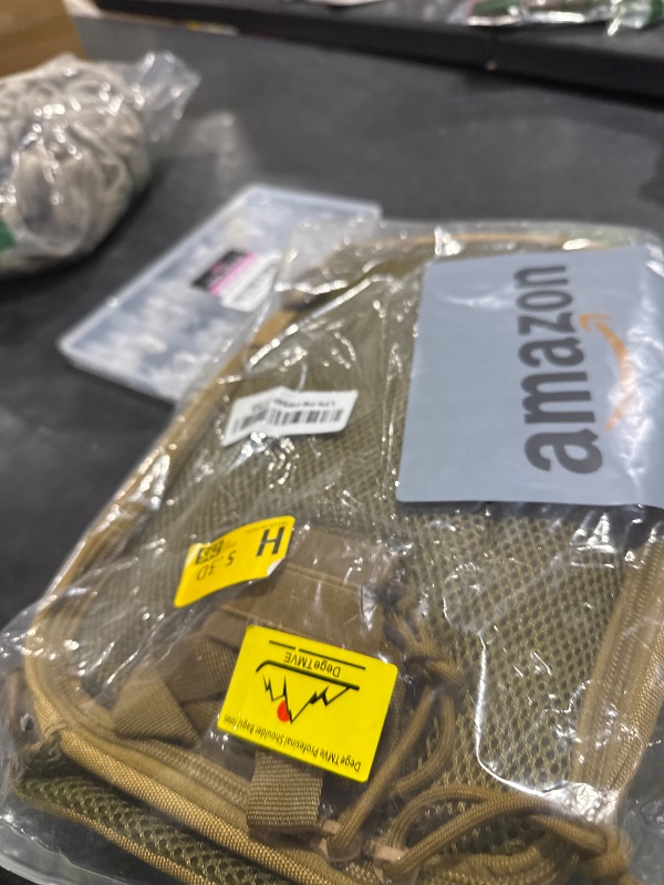 Photo 1 of **ZIPPER DAMAGED** DegeTMVe Dual Pistol Holster Chest Bag Concealed Carry Sling Crossbody Tactical Gun Convertible Backpack Shooting Hunting