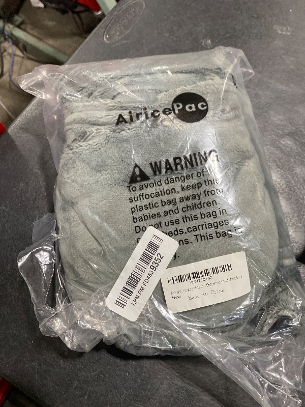 Photo 1 of AiricePac Heated Mitts for Arthritis, Microwavable Hand Warmer for Women Men in Cases of Stiff Joints, Trigger Finger, Warm Therapy Mittens Unscented Hand Muff, Grey