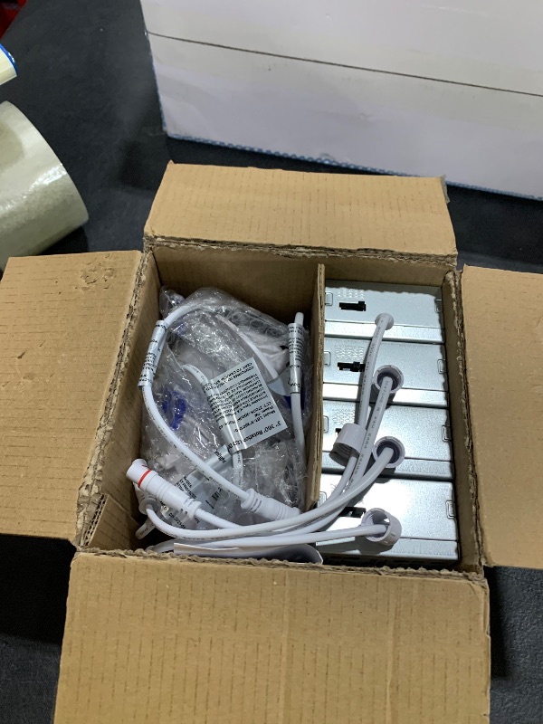 Photo 1 of Adetu 3 Inch Gimbal Led Recessed Lighting, 360°+90° Adjustable Directional Recessed Lights, 2700K/3000K/3500K/4000K/5000K Dimmable Retrofit Eyeball Can Lights with Jbox, ETL (White, 4 Pack)