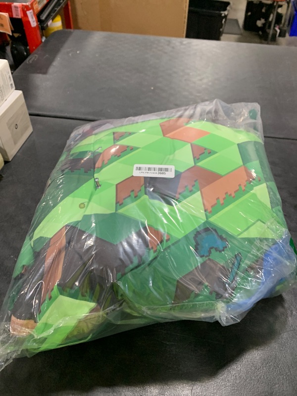 Photo 1 of Jay Franco Minecraft Daytime 7 Piece Queen Bed Set - Includes Comforter & Sheet Set - Bedding Features Alex and Steve - Super Soft Fade Resistant Microfiber - (Official Minecraft Product)