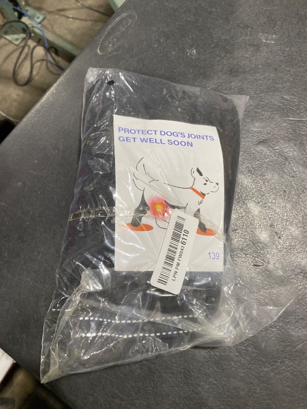 Photo 1 of Pawfun Dog Knee Brace for Torn ACL CCL– Adjustable Dog Rear Leg Support Brace with 4 Metal Stabilizers, Helps with Luxating Patella, Ligament Injuries & Hip Dysplasia,XXL