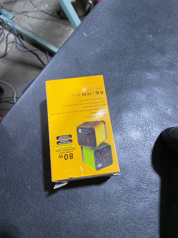 Photo 1 of 3 in 1 GaN Charger,Scalable 80w Max Fast Charger Module with Type-C Cable & 2 USB Ports, Scalable Charging for iPhone 15/14, Samsung, MacBook, iPad, Laptops - Home Travel Essential (Yellow) (Yellow)