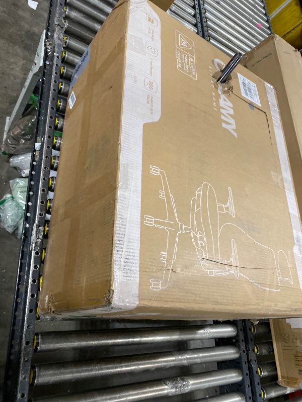 Photo 1 of COLAMY Ergonomic Mesh Office Chair, High Back Office Chair, Computer Executive Desk Chair with Lumbar Support,Adjustable Headrest and 4D Arms, Slide Seat, Tilt Lock-Darkgrey New