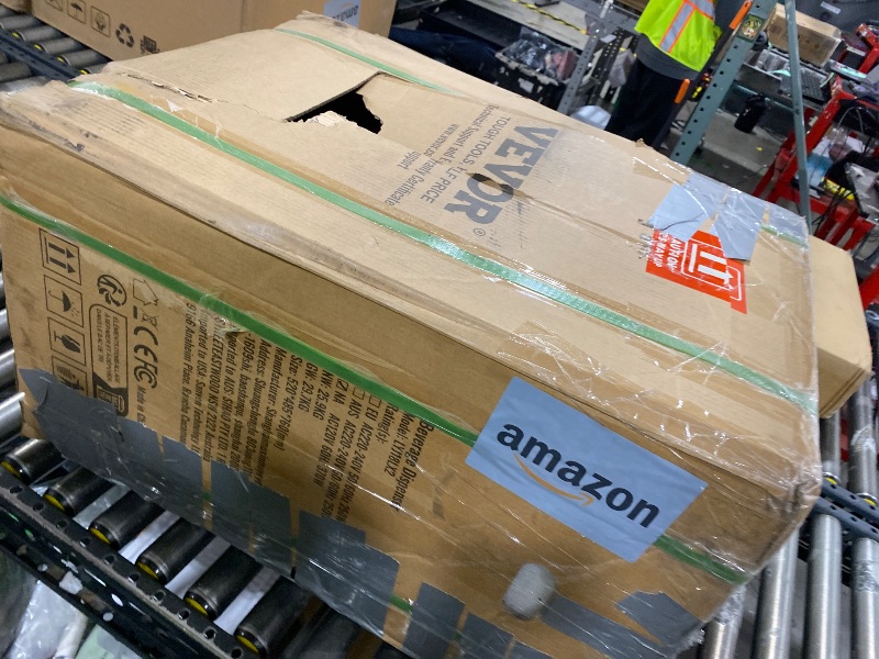 Photo 1 of VEVOR Commercial Beverage Dispenser, 2 Tanks 18 L / 19 QT Per Tank Juice Dispenser, 370W Stainless Steel Ice Tea Drink Machine with 45°F-54°F Cooling Temperature, for Cold Drink Restaurant Bar Party