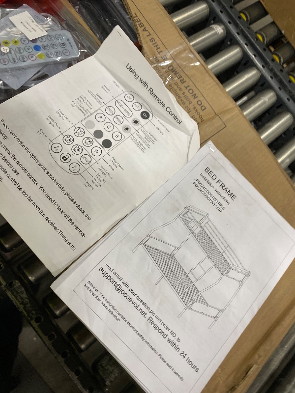 Photo 1 of TWIN OVER FULL METAL BUNK BED WITH LEDS 