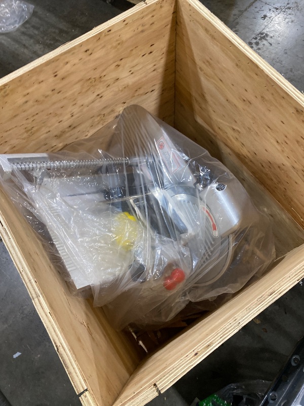 Photo 1 of Electric Meat Slicer - 10 Inch Electric Food Slicer With Adjustable Thickness, Stainless Steel Blade, 800W Power, for Home and Commercial Use