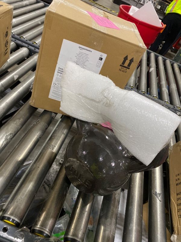 Photo 1 of Amazon Basics Cast Iron Kettlebell, 60 Pounds, Black