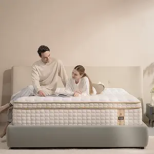 Photo 1 of Queen Size Mattress,12 Inch Queen Mattresses in a Box, Medium Firm Memory Foam Hybrid Mattress ,with Individual Pocket Spring for Motion Isolation & Silent Sleep& Pressure Relief,80" x 60"