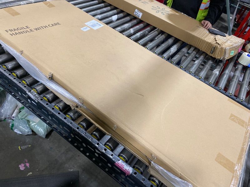 Photo 1 of Lumizone Extra Tall Cat Gate 61.02" High Pressure Mounted Extra Wide 26.38"-30.11" (17Sizes) 1.37" Gap No Drilling Auto-Close Tall Pet Gate for Dogs (Black, 26.38"-30.11" W)