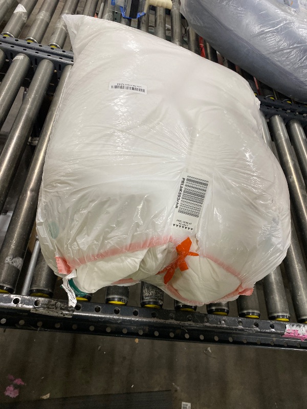 Photo 1 of Three Geese White Goose Feather & Cotton Pillows King Size Set of 2 - Soft 600 Thread Count 100% Cotton, Medium Firm,Soft Support,White Solid