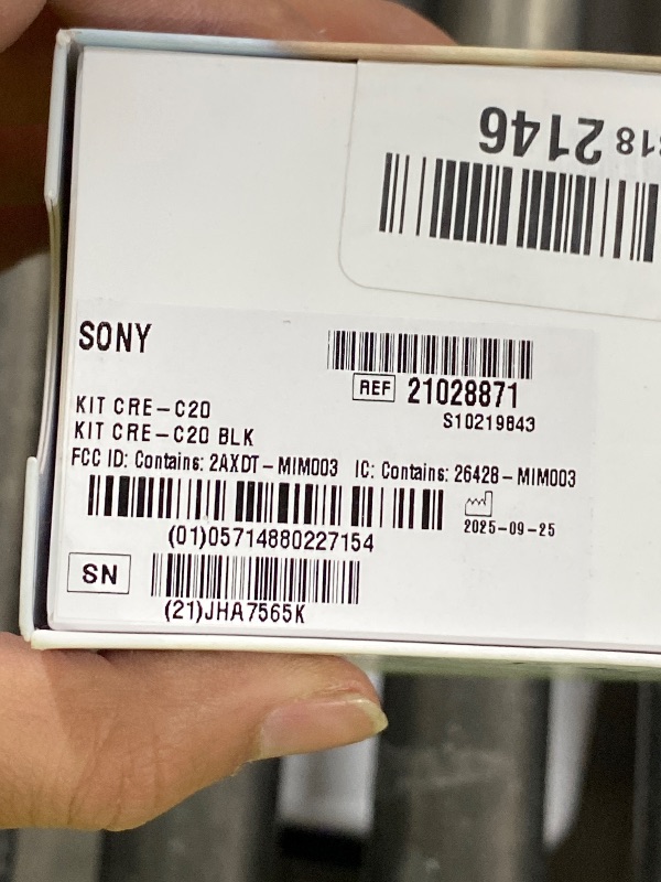 Photo 1 of Sony CRE-C20 Self-Fitting OTC Hearing Aids for Mild to Moderate Hearing Loss, Prescription-Grade Sound Quality, Compact Virtually Invisible Design, Customizable App, and Rechargeable Battery