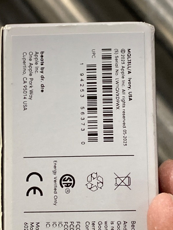 Photo 1 of Beats Studio Buds + | True Wireless Noise Cancelling Earbuds, Enhanced Apple & Android Compatibility, Built-in Microphone, Sweat Resistant Bluetooth Headphones, Spatial Audio - Ivory