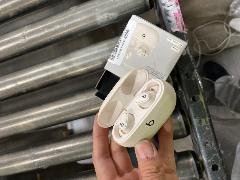 Photo 1 of Beats Studio Buds + | True Wireless Noise Cancelling Earbuds, Enhanced Apple & Android Compatibility, Built-in Microphone, Sweat Resistant Bluetooth Headphones, Spatial Audio - Ivory