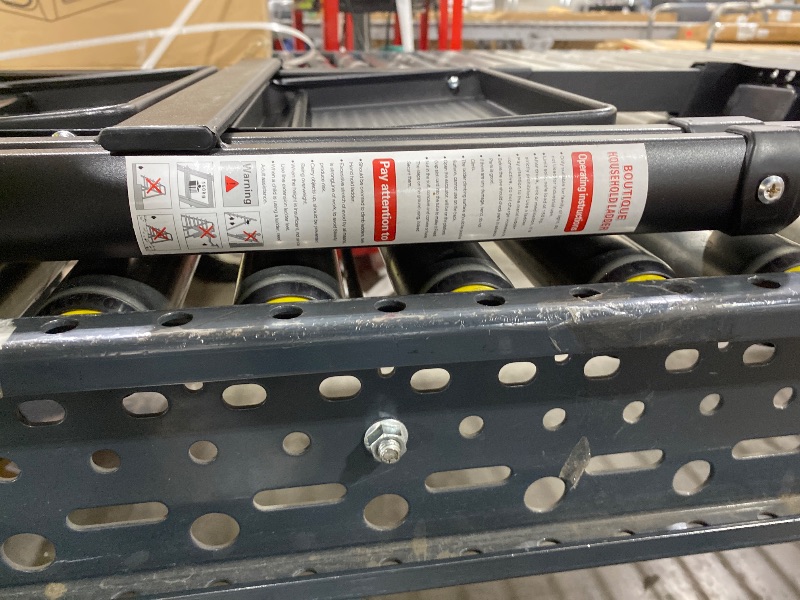 Photo 1 of 9 Step Ladder with Tool Tray,Folding Step Stool with Wide Pedal,Safety Locking,Convenient Tool Platform,Sturdy Steel Ladder Portable Safety Ladder for Painting Home Garden Outdoor Garage