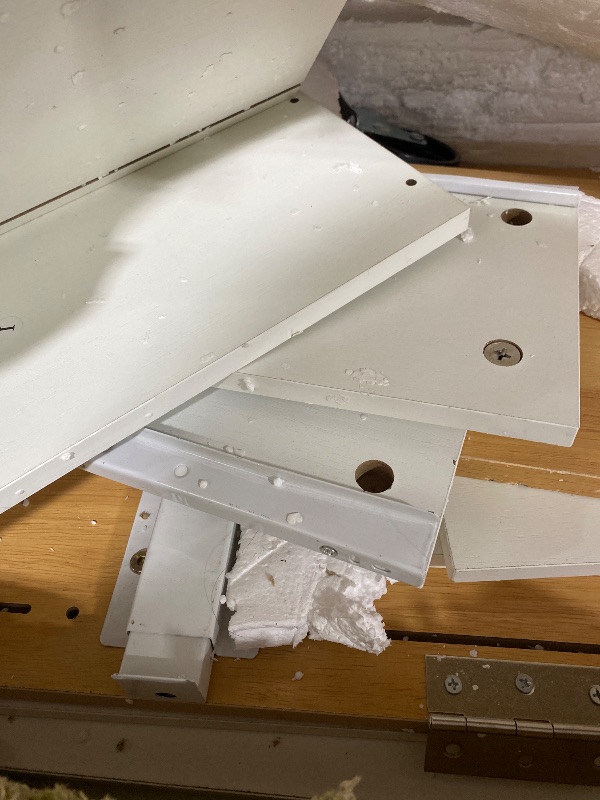 Photo 1 of Shintenchi Kitchen Island with Folding Drop Leaf, Rolling Island Table with Storage, Kitchen Cabinet on Wheels with Seating Area for Kitchen, Bar Cart with Cabinet, White