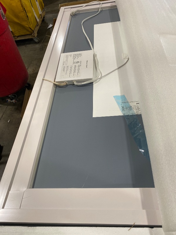 Photo 1 of LOAAO 60X36 LED Bathroom Mirror with Lights, Anti-Fog, Dimmable, Backlit + Front Lit, Lighted Bathroom Vanity Mirror for Wall, Memory Function, Tempered Glass, ETL Listed