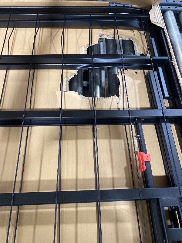 Photo 1 of Amazon Basics Foldable Metal Platform Bed Frame with Tool Free Setup, 18 Inches High, Sturdy Steel Frame, No Box Spring Needed, Twin, Black