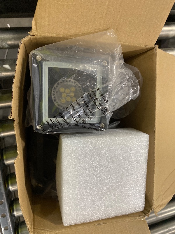 Photo 1 of iYogaled Motion Sensor Outdoor Wall Lights with 3 Lighting Modes, Dusk to Dawn Porch Light with Bulbs Include, IP65 Waterproof Modern Black Wall Sconce for Patio, Garage, Front Door