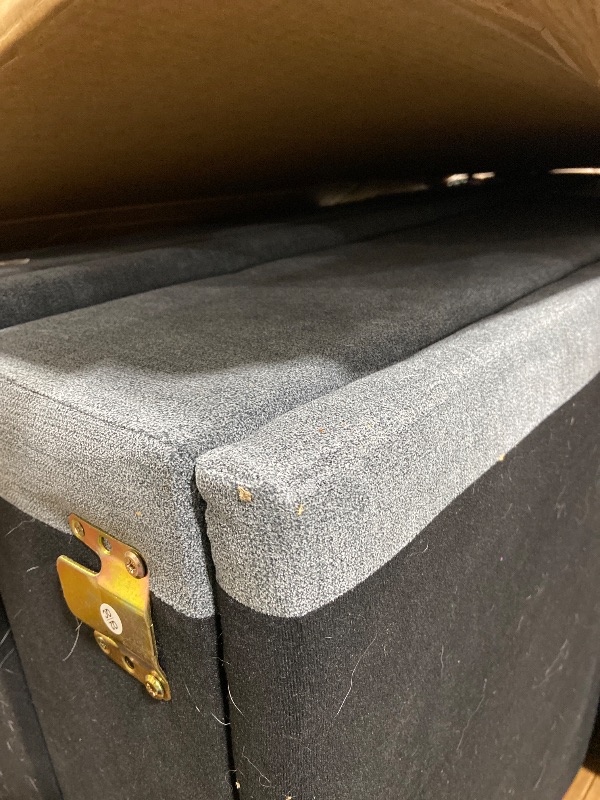 Photo 1 of HONBAY Modular Sectional Sleeper Sofa with Pull Out Couch Bed, L Shaped Couch with Storage Seat, Sectional Couches for Living Room,Bluish Grey