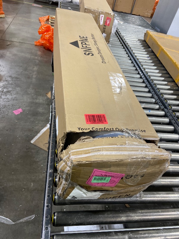 Photo 1 of SNFPNE Queen Mattress 14 Inch - Hybrid Mattress Queen Size with Memory Foam and Individual Pocket Springs for Pressure Relief & Silent Sleep, Medium Firm Mattresses, Fiberglass-Free, 80" x 60"